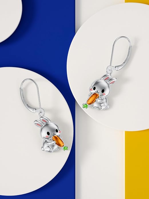 Seiyang Dangle Earrings 925 Sterling Silver Animal/American Flag/Turquoise Dangle Drop Earrings Jewelry Gifts for Women