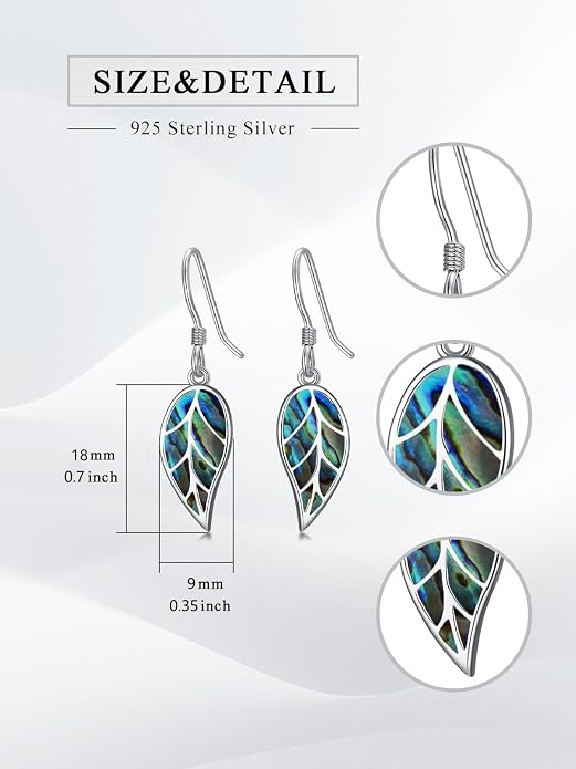 Animal/Leaf/Gothic Dangle Earrings 925 Sterling Silver Animal/Leaf/Gothic Dangle Drop Earrings Easter/Halloween/Christmas Jewelry Gifts for Women Her