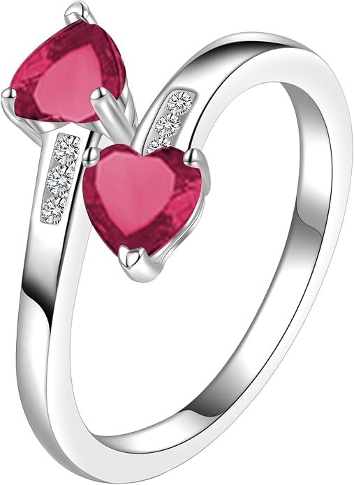 Btysun Mothers Day Gifts, Birthday Gifts for Women Non Tarnish Gold Rings Adjustable 1-12 Birthstone Rings Birthday Gift for Wife Mom Stocking Stuffers Promise Ring Anniversary Wedding Jewelry