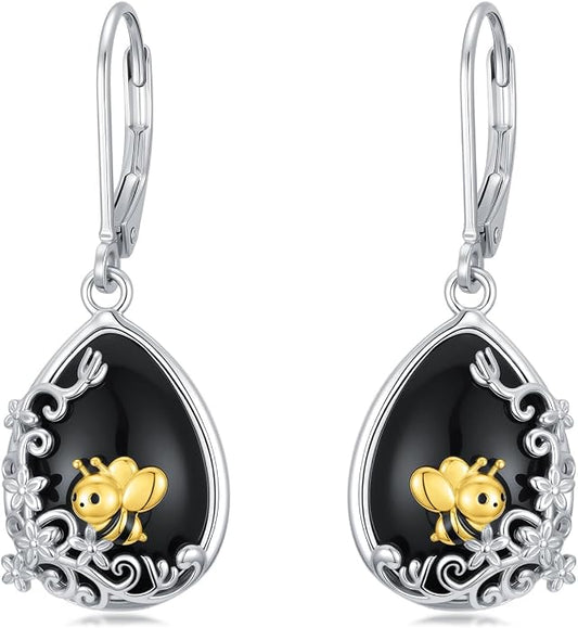 Dorunmo 925 Sterling Silver Western Dangle Earrings for Women Bohemian Earrings Hypoallergenic Christmas Jewelry Gifts for Women