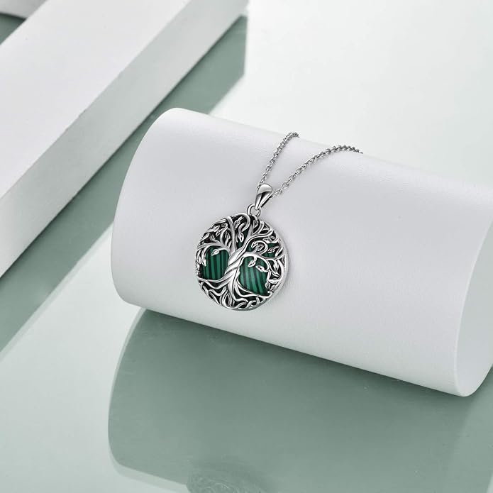 WINNICACA Tree of Life Gifts for Women 925 Sterling Silver Tree of Life Celtic Pendant Necklace Family Irish Jewelry Gifts for Women Wife Girlfriend Anniversary Birthday Gift