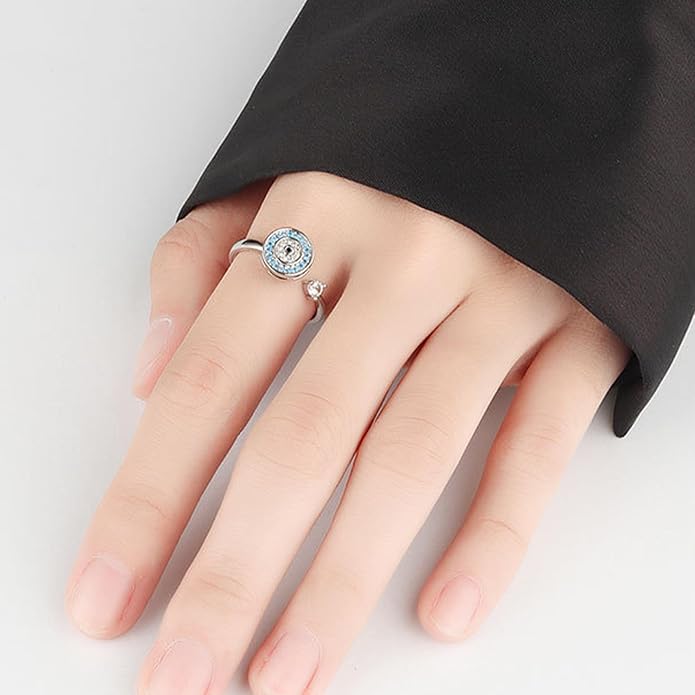 925 Sterling Silver Ring Minimalist Adjustable Rings Band Handmade Rings for Women Girls