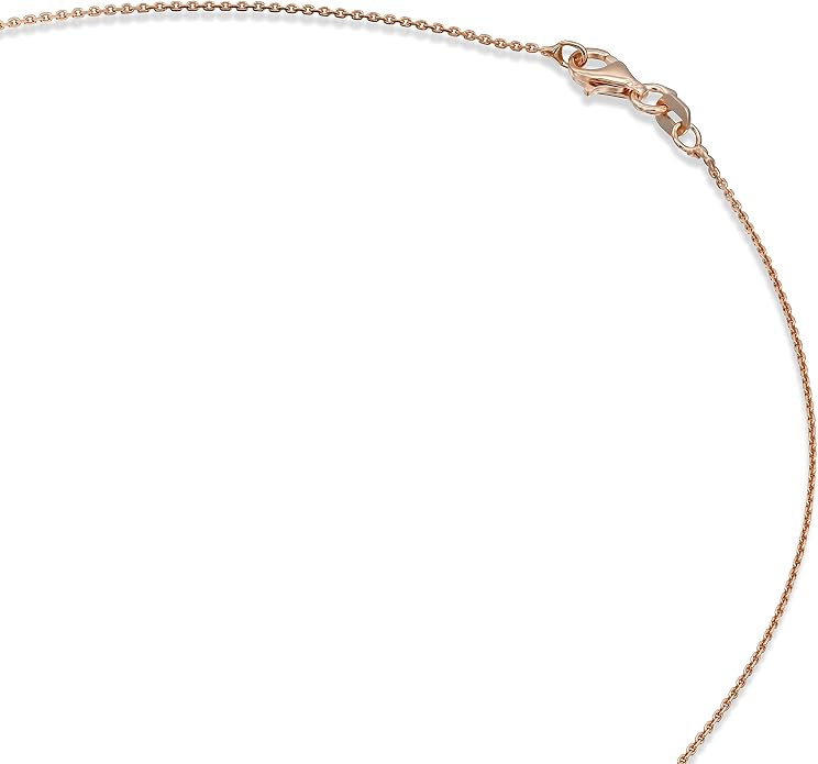 PAVOI 22K Gold Plated Chain Necklace For Women | Italian Solid 925 Sterling Silver Necklace for Men | Cuban Link, Rope, Snake & Rope Diamond-Cut Herringbone | Trendy Unisex Jewelry