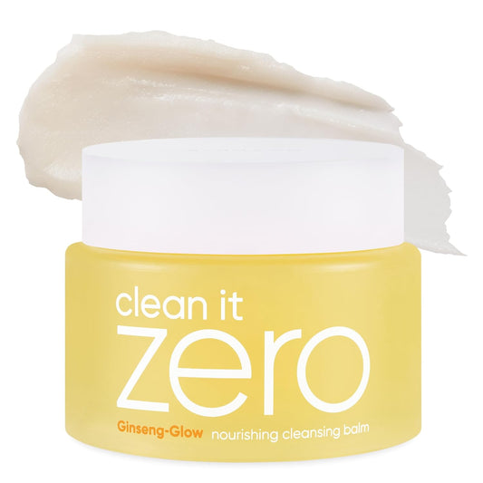 BANILA CO Clean it Zero Nourishing Cleansing Balm | Korean Makeup Remover for Dry Skin | Vegan | Cleansing Oil, Facial Cleanser Made with Ginseng Root & Soybean Peptide (100ml / 3.38 fl. oz)