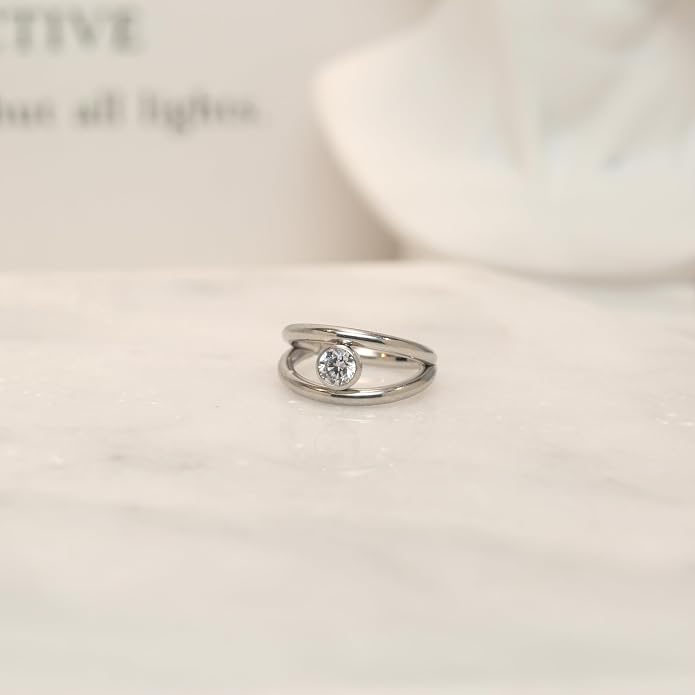316L Surgical Steel Septum Clicker Ring Nose Ring Hoop Sleeper Hoop Earring Helix Rook Conch Cartilage Daith Tragus Earrings Lobe Nose Piercing Jewelry for Women