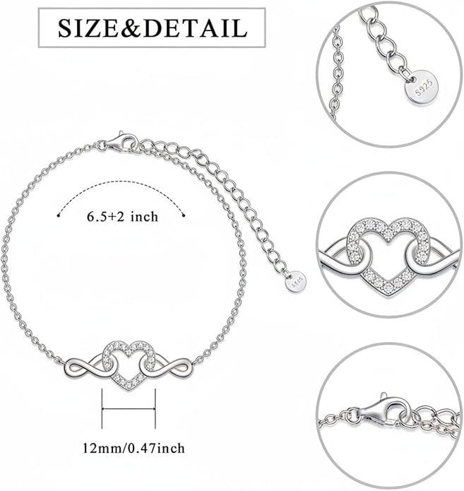 Dragonfly/Evil Eye/Hamsa Evil Eye/Lotus/Mushroom Anklet Bracelets for Women Sterling Silver Adjustable Double Layered Bracelet Anklet Mother's Day Jewelry Gifts Beach Jewelry