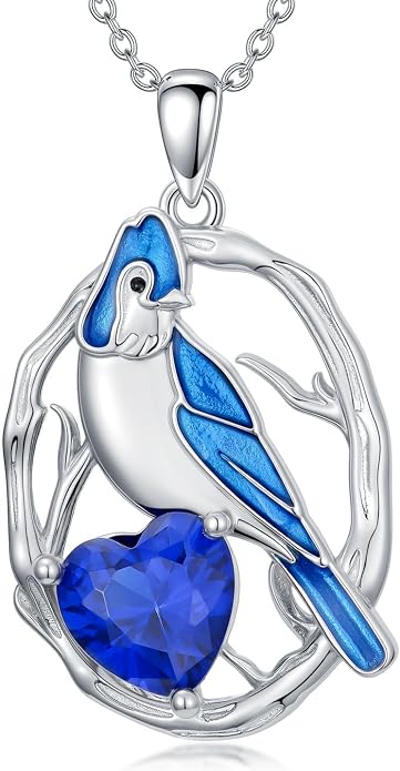 Midari Ocean Necklace 925 Sterling Silver Flamingo Mama Bear Dolphin Penguin Sea Turtle Axolotl Desert Cactus Nautical Rudder Tropical Palm Compass Wave Pendant Boho Jewelry Gifts for Women Men