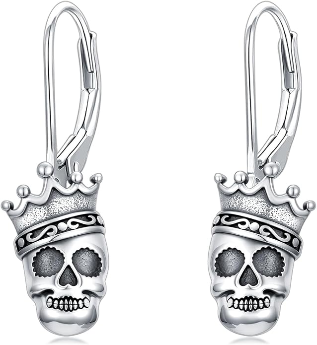 Animal/Leaf/Gothic Dangle Earrings 925 Sterling Silver Animal/Leaf/Gothic Dangle Drop Earrings Easter/Halloween/Christmas Jewelry Gifts for Women Her