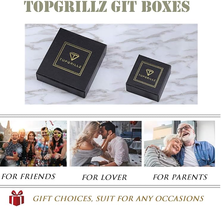 TOPGRILLZ 2-Row Cubic Zirconia Band Ring for Men & Women, 14K Gold Plated Brass, 9 mm Wide Iced-Out Eternity, Sizes 6-12, Golden or Silvery