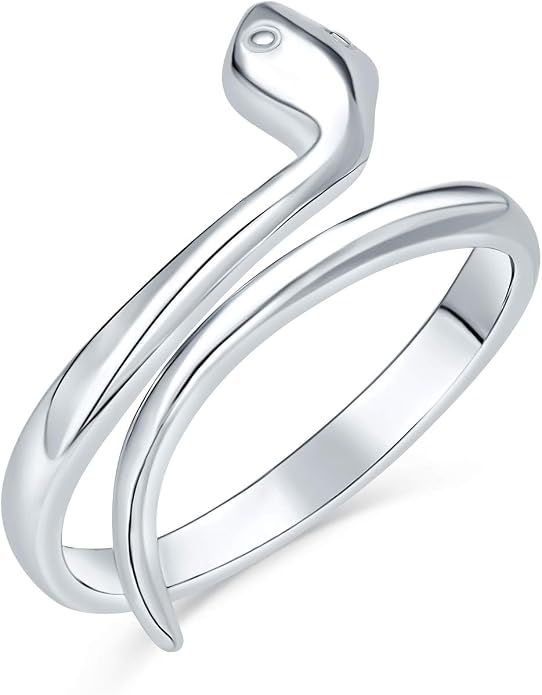Bling Jewelry Minimalist Delicate Midi Knuckle Thin 1MM Band Stackable Bypass Wrap Snake Ring For Teen 14K Gold Plated .925 Sterling Silver