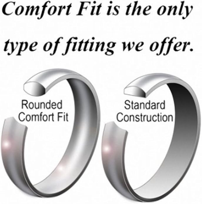 King Will Mens 8mm Rose Gold Groove/Gold Loop/Black Cross Groove Tungsten Carbide Wedding Ring Line Flat Pipe Cut Brushed Polished Comfort Fit 7-14