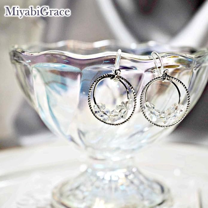 Dangle Silver Invisible Clip On Earrings for Women Not Pierced Gold Crystal Rhinestone Comfortable Hoop Fringe Long Chain Clip On Earrings
