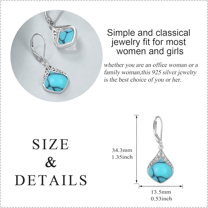 Teardrop Earrings Sterling Silver Filigree Irish Celtic Teardrop Drop Earrings Jewelry Gifts For Women