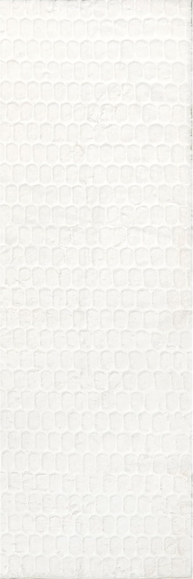 nuLOOM Nia White/Ivory, 2'6" x 10', Cozy Shag, Fluffy and Soft, High Traffic, Stain Resistant, Easy Clean, Durable Machine Washable Runner for Bedroom, Living Room, Dining, Den, Foyer, Entryway
