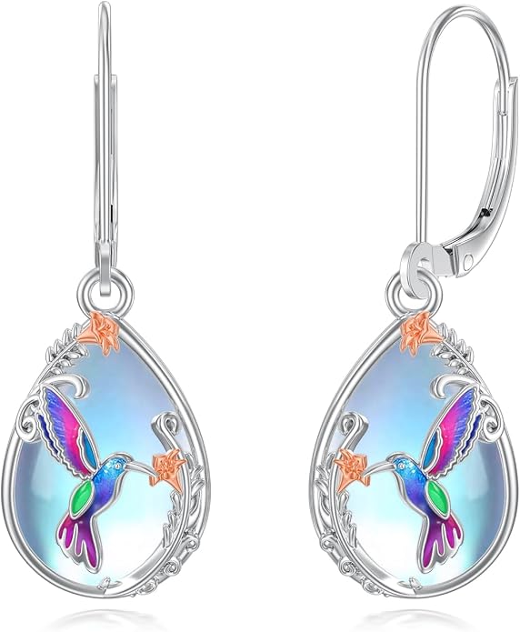 Seiyang Dangle Earrings 925 Sterling Silver Animal/American Flag/Turquoise Dangle Drop Earrings Jewelry Gifts for Women