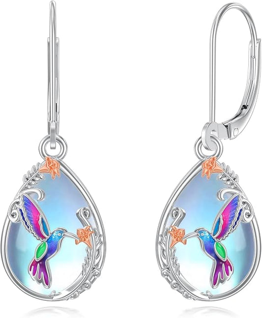 Seiyang Dangle Earrings 925 Sterling Silver Animal/American Flag/Turquoise Dangle Drop Earrings Jewelry Gifts for Women