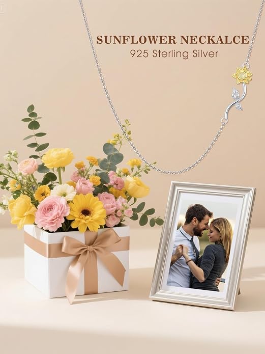 Midari Ocean Necklace 925 Sterling Silver Flamingo Mama Bear Dolphin Penguin Sea Turtle Axolotl Desert Cactus Nautical Rudder Tropical Palm Compass Wave Pendant Boho Jewelry Gifts for Women Men