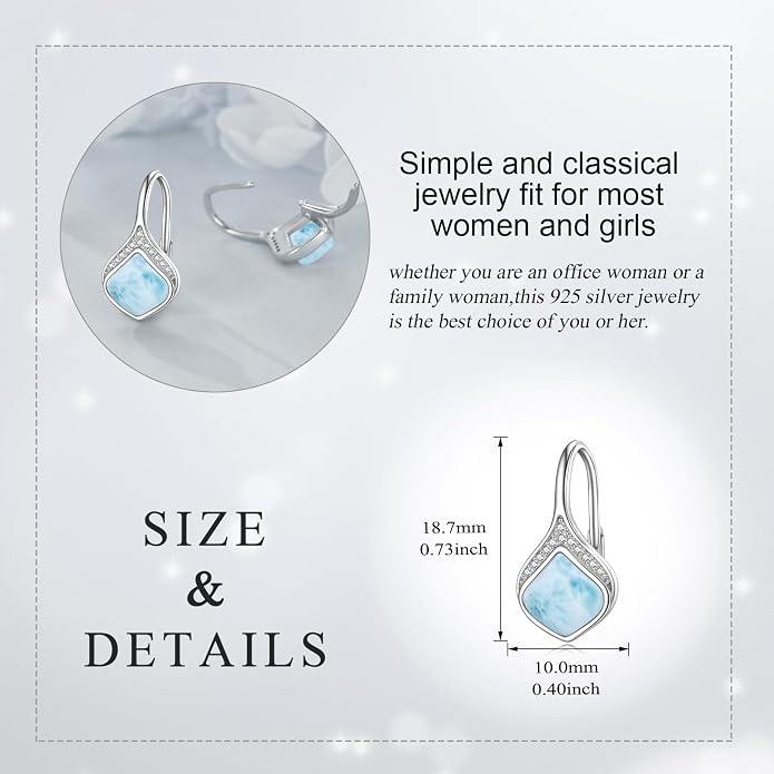 Teardrop Earrings Sterling Silver Filigree Irish Celtic Teardrop Drop Earrings Jewelry Gifts For Women