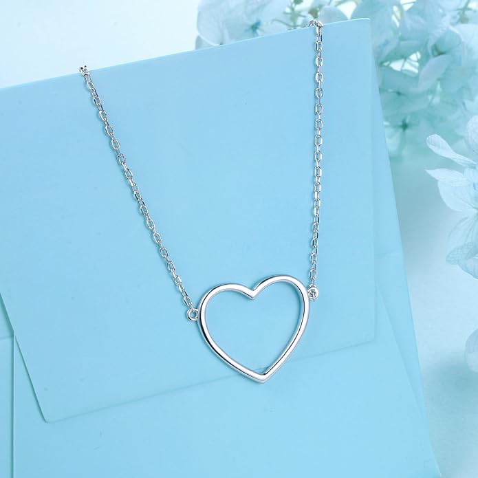 DAOCHONG S925 Sterling Silver Choker Short Necklace Pendant for Women Jewelry Gift