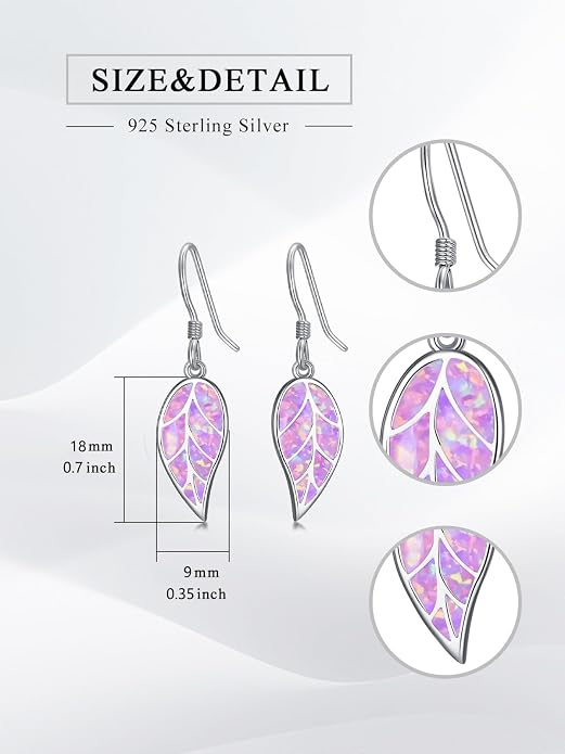 Animal/Leaf/Gothic Dangle Earrings 925 Sterling Silver Animal/Leaf/Gothic Dangle Drop Earrings Easter/Halloween/Christmas Jewelry Gifts for Women Her