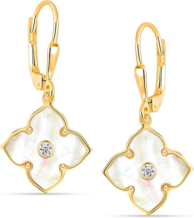 LeCalla 925 Sterling Silver Leverback Drop Earrings | Lightweight Celtic-Knot Filigree Heart Teardrop Dangle Earring for Women's Gift for Her