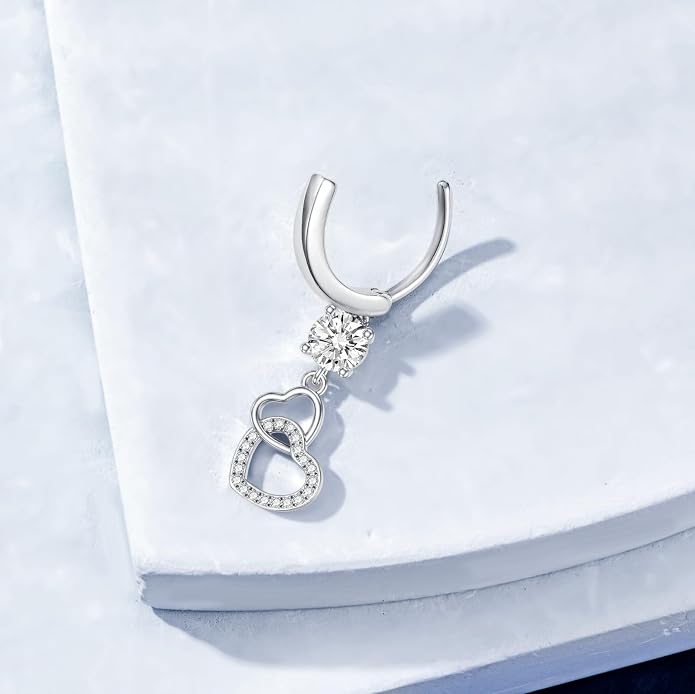 Butterfly Cross Shark Belly Button Ring 925 Sterling Silver Clicker Belly Rings Dangle Navel Ring Hypoallergenic Navel Piercing Belly Piercing Jewelry Gifts for Women