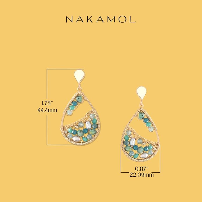 Dangle Bead Earring - Choice of Colors