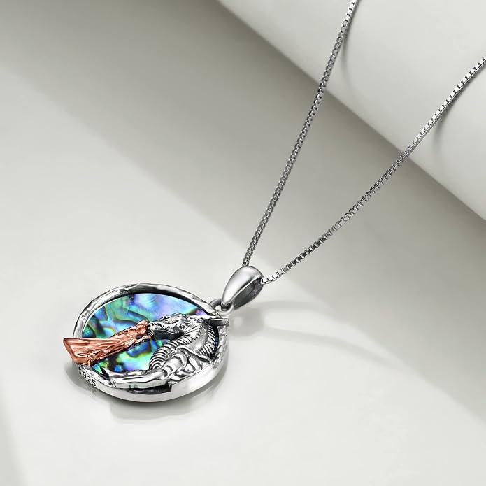 LUHE Animal Necklace Sterling Silver Cute Pendant Jewelry Gifts for Women and Teens