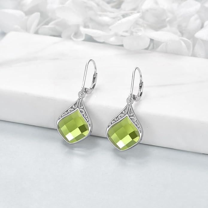 Teardrop Earrings Sterling Silver Filigree Irish Celtic Teardrop Drop Earrings Jewelry Gifts For Women