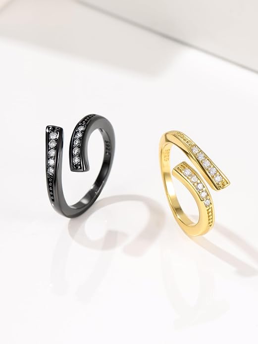 ChicSilver Sterling Silver Toe Rings for Women 14K Gold Plated Toe Rings for Women Open Adjustable Toe Ring for Women Toe Jewelry for Summer Beach