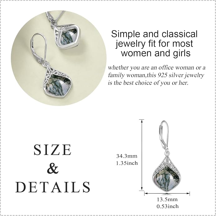 Teardrop Earrings Sterling Silver Filigree Irish Celtic Teardrop Drop Earrings Jewelry Gifts For Women