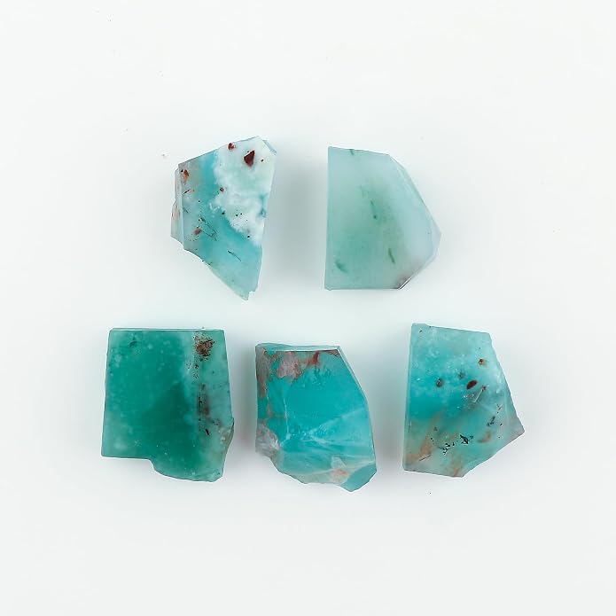 5pcs, Wholesale Raw Natural Gemstones and Crystals, Assorted Rough Stones, Bulk Loose Rock Supplies, DIY Crafts-Jewelry Making, Wire Wrapping, Gem Collection