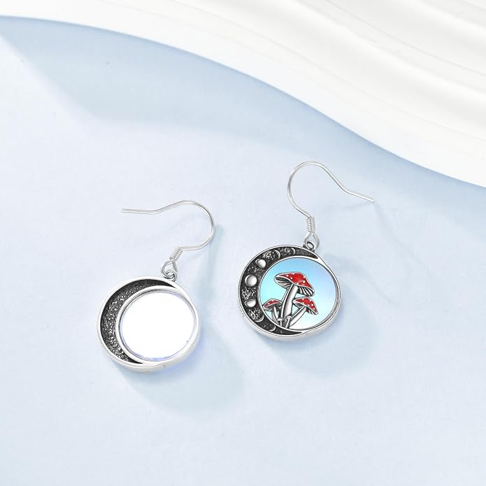 Birthstone Tree of Life Earrings for Women 925 Sterling Silver Life Tree Dangle Earrings Jewelry Gifts
