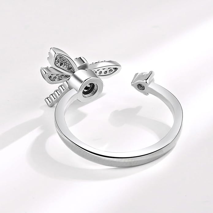 925 Sterling Silver Ring Minimalist Adjustable Rings Band Handmade Rings for Women Girls