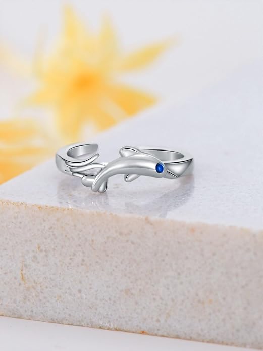 Midari Toe Rings for Women 925 Sterling Silver Hypoallergenic Adjustable Open Band Ring for Women Summer Beach Open Toe Jewelry Foot Jewelry