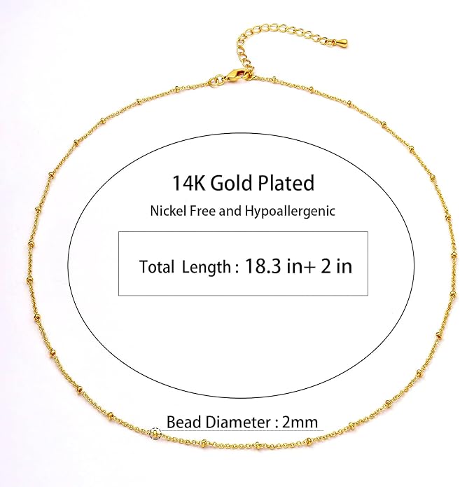 14K Gold Plated Paper Clip Chain Link Necklace Satellite Cross Key Starfish Turquoise Heart Necklace for Women