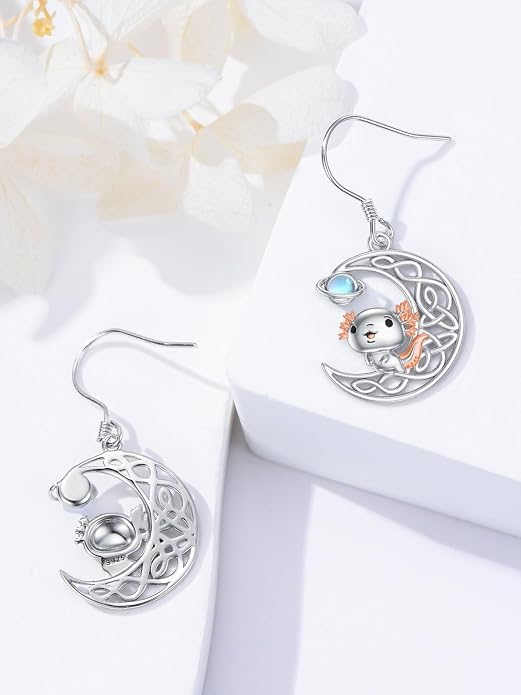Seiyang Dangle Earrings 925 Sterling Silver Animal/American Flag/Turquoise Dangle Drop Earrings Jewelry Gifts for Women