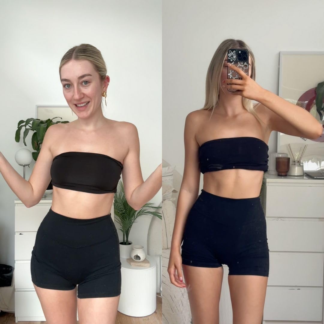 b.tan Clear Self Tanner Foam | Glow Your Own Way - Rinse Free, Best 1 Hour Express Sunless Tanning Water Mousse, Dark, No Transfer, Moisturizing, Face & Body, No Fake Tan Smell, 6.7 Fl oz