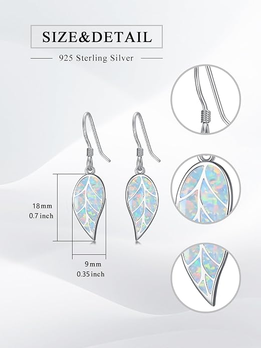 Animal/Leaf/Gothic Dangle Earrings 925 Sterling Silver Animal/Leaf/Gothic Dangle Drop Earrings Easter/Halloween/Christmas Jewelry Gifts for Women Her