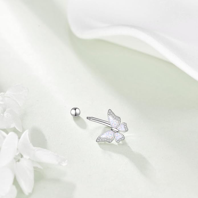 Sunflower Daisy Belly Button Ring Dangle Hoop 925 Sterling Silver Hypoallergenic Belly Button Piercing Body Navel Rings Sexy Belly Button Jewelry Gifts for Women (14G)