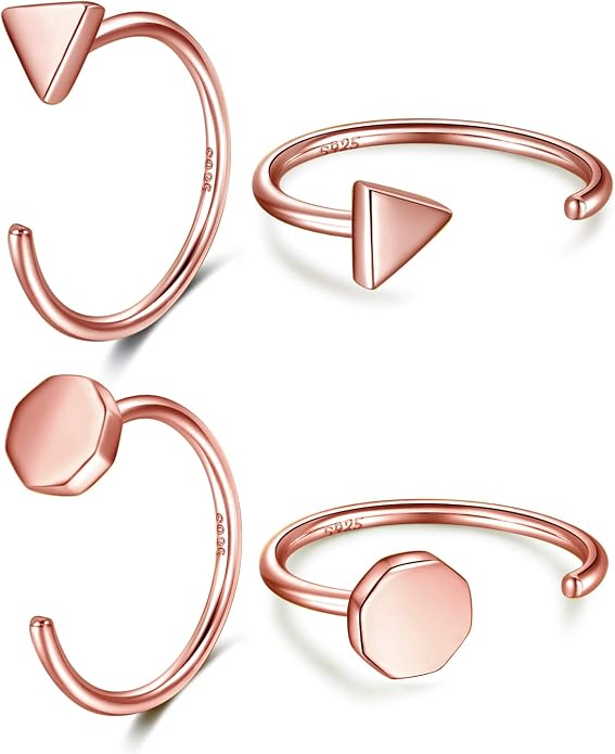 CHIC & ARTSY 925 Sterling Silver Half Hoop Earrings for Women, Small Huggie Hoops Set with Ball Bar Star Moon Cross & Pearl, Lightweight Comfort Fit Everyday & Sleep Earrings