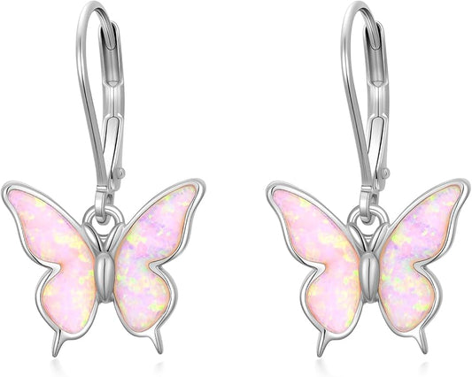 Bee/Butterfly/Dragonfly/Hummingbird/Sunflower Earrings for Women 925 Sterling Silver Sunflower Earrings Hypoallergenic Animal Jewelry Gifts for Women