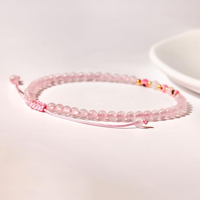 Evil Eye Ankle Bracelets for Women Beads Anklets Beach Accessiory Gemstone Healing Crystal Adjustable