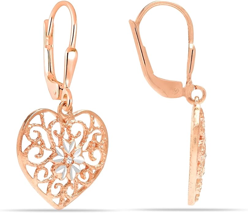 LeCalla 925 Sterling Silver Leverback Drop Earrings | Lightweight Italian Teardrop Dangle Earring for Women