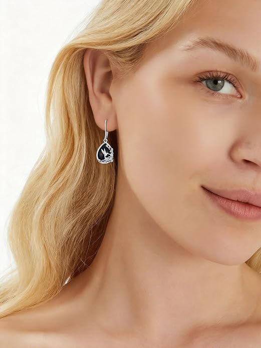 Dorunmo 925 Sterling Silver Western Dangle Earrings for Women Bohemian Earrings Hypoallergenic Christmas Jewelry Gifts for Women