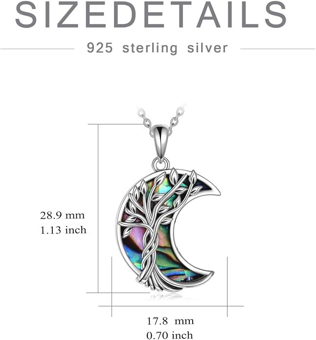 WINNICACA Tree of Life Gifts for Women 925 Sterling Silver Tree of Life Celtic Pendant Necklace Family Irish Jewelry Gifts for Women Wife Girlfriend Anniversary Birthday Gift