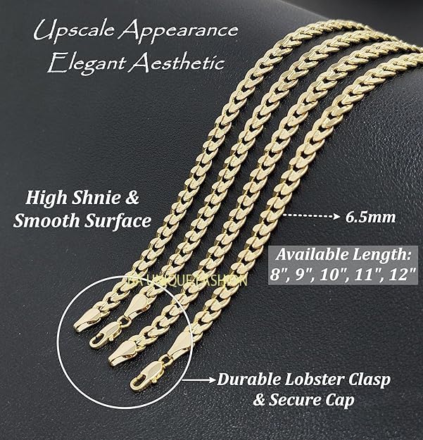 Gold Electroplated Anklet, Made in Korea
