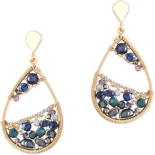 Dangle Bead Earring - Choice of Colors