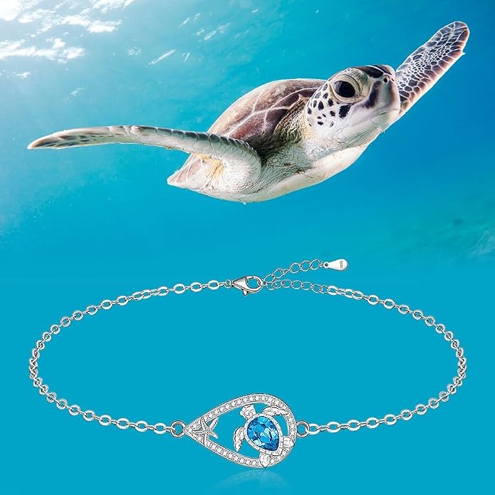 Infinity Cat Paw Print Celtic Knot Sea Turtle Elephant Flamingo Butterfly Dolphin Evil Eye Anklets Bracelets for Women Sterling Silver Adjustable Ankle Bracelet Summer Beach Lovers Gift