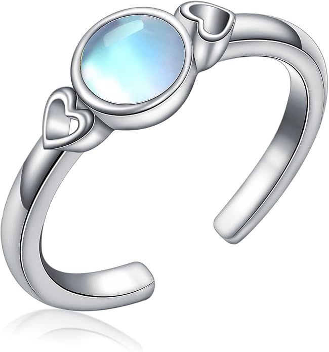 Midari Toe Rings for Women 925 Sterling Silver Hypoallergenic Adjustable Open Band Ring for Women Summer Beach Open Toe Jewelry Foot Jewelry